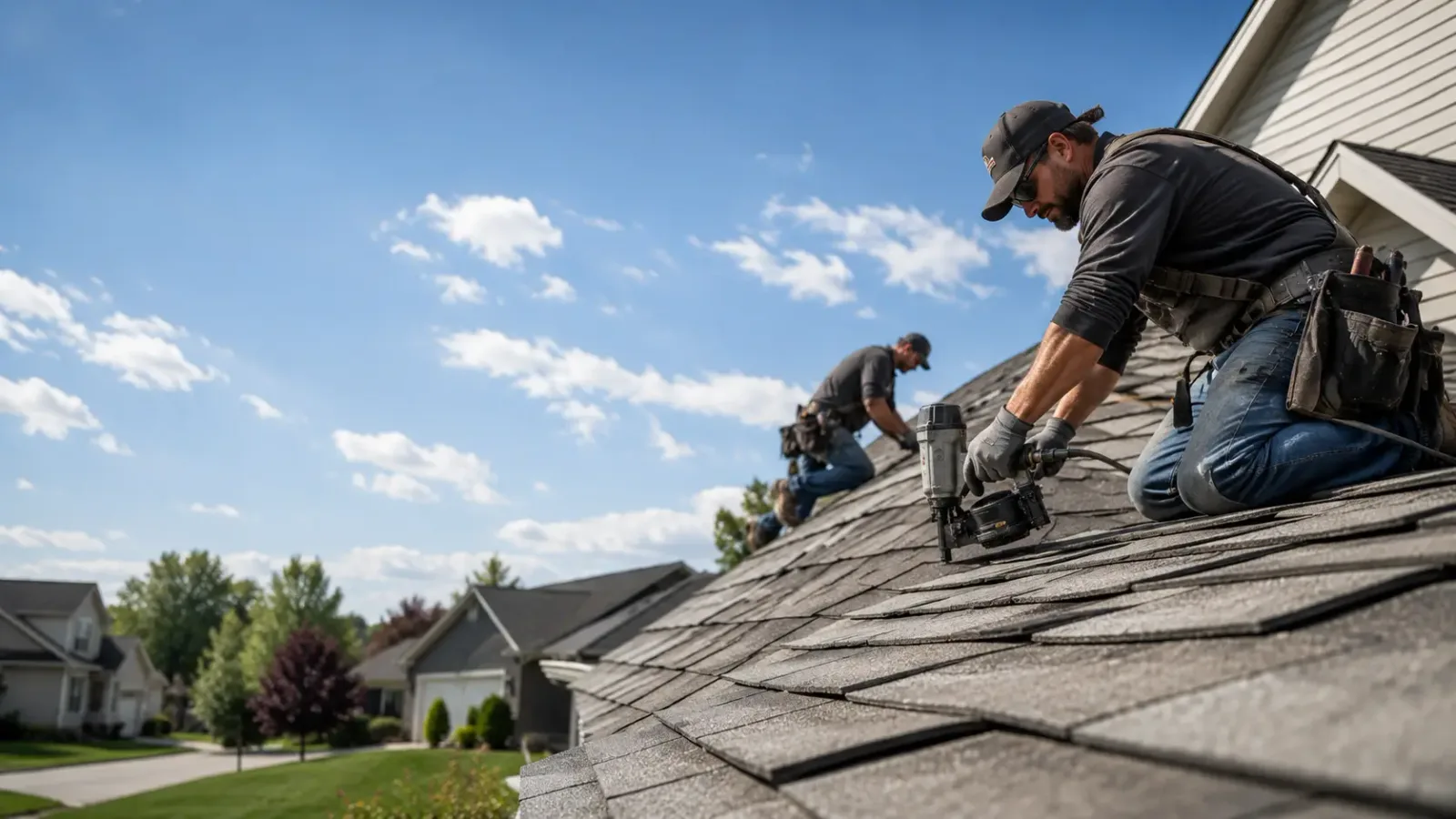 Storm Damage Roof Repair in Champaign, IL near me